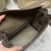Kelly Ado 18/Étoupe Grey BrushedSilver Clemence