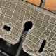 Hermes Birkin25cm porous Crocodile 81/Gris Tourterelle Silver Hardware Full Handmade 002 Hermes Birkin25cm porous Crocodile 81/Gris Tourterelle Silver Hardware Full Handmade 002