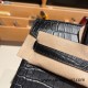 Hermes Birkin25 Crocodile Niloticus 89 /Black (Noir) Silver Hardware Full Handmade 005 Hermes Birkin25 Crocodile Niloticus 89 /Black (Noir) Silver Hardware Full Handmade 005