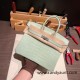 Hermes Birkin25 Alligator Crocodile 6u/vert deau Silver Hardware Full Handmade 012 Hermes Birkin25 Alligator Crocodile 6u/vert deau Silver Hardware Full Handmade 012