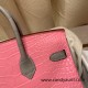 Birkin25 Alligator Crocodile 5P/Pink & 80/Pearl Grey Gold Hardware Full Handmade 014 Birkin25 Alligator Crocodile 5P/Pink & 80/Pearl Grey Gold Hardware Full Handmade 014