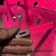 Birkin25 Ostrich& Crocodile 8T Rose Candy& 5J Fuschia Silver Hardware Full Handmade 018 Birkin25 Ostrich& Crocodile 8T Rose Candy& 5J Fuschia Silver Hardware Full Handmade 018