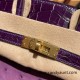 Birkin25 Ostrich &Crocodile P9/ Anemone& N5/CASSIS Gold Hardware Full Handmade 020 Birkin25 Ostrich &Crocodile P9/ Anemone& N5/CASSIS Gold Hardware Full Handmade 020