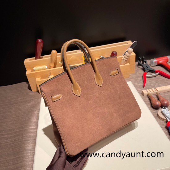 25cm birkin Chamois 18 /Étoupe Grey Gold Hardware Full Handmade 021 25cm birkin Chamois 18 /Étoupe Grey Gold Hardware Full Handmade 021