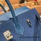 25cm birkin Chamois 08 / bleu royal Silver Hardware Full Handmade 022 25cm birkin Chamois 08 / bleu royal Silver Hardware Full Handmade 022