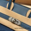 25cm birkin Chamois 08 / bleu royal Silver Hardware Full Handmade 022