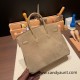 25cm birkin Chamois 18/Étoupe Grey Silver Hardware Full Handmade 023 25cm birkin Chamois 18/Étoupe Grey Silver Hardware Full Handmade 023