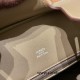 25cm birkin Chamois 18/Étoupe Grey Silver Hardware Full Handmade 023