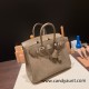 25cm birkin Chamois 18/Étoupe Grey Silver Hardware Full Handmade 024 25cm birkin Chamois 18/Étoupe Grey Silver Hardware Full Handmade 024