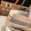 Hermes Birkin 25cm Lizard 1B/ Ombre Gold Hardware Full Handmade 027