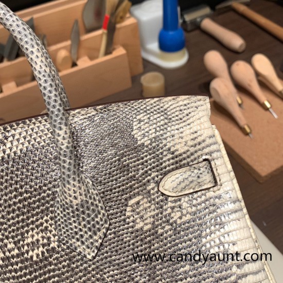 Hermes Birkin 25cm Lizard 1B/ Ombre Gold Hardware Full Handmade 027 Hermes Birkin 25cm Lizard 1B/ Ombre Gold Hardware Full Handmade 027