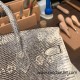 Hermes Birkin 25cm Lizard 1B/ Ombre Gold Hardware Full Handmade 027 Hermes Birkin 25cm Lizard 1B/ Ombre Gold Hardware Full Handmade 027