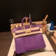 Hermes Birkin 25cm Lizard P9/Anemone Gold Hardware Full Handmade 028 Hermes Birkin 25cm Lizard P9/Anemone Gold Hardware Full Handmade 028