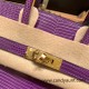 Hermes Birkin 25cm Lizard P9/Anemone Gold Hardware Full Handmade 028 Hermes Birkin 25cm Lizard P9/Anemone Gold Hardware Full Handmade 028