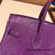 Hermes Birkin 25cm Lizard P9/Anemone Gold Hardware Full Handmade 028 Hermes Birkin 25cm Lizard P9/Anemone Gold Hardware Full Handmade 028