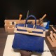Hermes Birkin 25cm Lizard 73 /Blue Saphir Gold Hardware Full Handmade 030 Hermes Birkin 25cm Lizard 73 /Blue Saphir Gold Hardware Full Handmade 030
