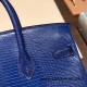 Hermes Birkin 25cm Lizard 73 /Blue Saphir Gold Hardware Full Handmade 030 Hermes Birkin 25cm Lizard 73 /Blue Saphir Gold Hardware Full Handmade 030