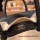 Hermes Birkin 25cm Lizard 89 /Black Gold Hardware Full Handmade 032 Hermes Birkin 25cm Lizard 89 /Black Gold Hardware Full Handmade 032