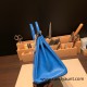 Hermes Birkin 25cm Lizard T7/Blue Hydra Gold Hardware Full Handmade 033 Hermes Birkin 25cm Lizard T7/Blue Hydra Gold Hardware Full Handmade 033