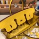 Hermes Birkin 25cm Lizard 9L/CANARI Gold Hardware Full Handmade 039 Hermes Birkin 25cm Lizard 9L/CANARI Gold Hardware Full Handmade 039