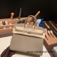 Hermes Birkin 25cm Epsom 18 /Étoupe Grey Silver Hardware Full Handmade 042 Hermes Birkin 25cm Epsom 18 /Étoupe Grey Silver Hardware Full Handmade 042