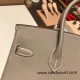 Hermes Birkin 25cm Epsom 18 /Étoupe Grey Silver Hardware Full Handmade 042 Hermes Birkin 25cm Epsom 18 /Étoupe Grey Silver Hardware Full Handmade 042