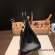 Hermes Birkin 25cm Epsom 89/ Black Silver Hardware Full Handmade 043 Hermes Birkin 25cm Epsom 89/ Black Silver Hardware Full Handmade 043