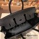 Hermes Birkin 25cm Epsom 89/ Black Silver Hardware Full Handmade 043 Hermes Birkin 25cm Epsom 89/ Black Silver Hardware Full Handmade 043