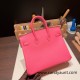 Hermes Birkin 25cm Epsom U5 /Rose Lipstick Gold Hardware Full Handmade 044 Hermes Birkin 25cm Epsom U5 /Rose Lipstick Gold Hardware Full Handmade 044