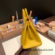 Hermes Birkin 25cm Epsom 9D /Jaune Ambre Silver Hardware Full Handmade 046 Hermes Birkin 25cm Epsom 9D /Jaune Ambre Silver Hardware Full Handmade 046