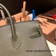 Hermes Birkin 25cm Epsom C6 /Vert Gris Silver Hardware Full Handmade 047 Hermes Birkin 25cm Epsom C6 /Vert Gris Silver Hardware Full Handmade 047