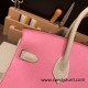 Hermes Birkin 25cm Epsom 5P/ Pink & 10/ Craie Gold Hardware Full Handmade 052 Hermes Birkin 25cm Epsom 5P/ Pink & 10/ Craie Gold Hardware Full Handmade 052