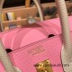 Hermes Birkin 25cm Epsom 5P/ Pink & 10/ Craie Gold Hardware Full Handmade 052 Hermes Birkin 25cm Epsom 5P/ Pink & 10/ Craie Gold Hardware Full Handmade 052