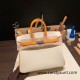 Hermes Birkin 25cm Epsom 10 /Craie & 9H/ Soleil Silver Hardware Full Handmade 057 Hermes Birkin 25cm Epsom 10 /Craie & 9H/ Soleil Silver Hardware Full Handmade 057