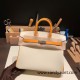 Hermes Birkin 25cm Epsom 10 /Craie & 9H/ Soleil Silver Hardware Full Handmade 057 Hermes Birkin 25cm Epsom 10 /Craie & 9H/ Soleil Silver Hardware Full Handmade 057