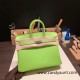 Hermes Birkin 25cm Epsom 6R/ Kiwi Silver Hardware Full Handmade 068 Hermes Birkin 25cm Epsom 6R/ Kiwi Silver Hardware Full Handmade 068