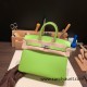 Hermes Birkin 25cm Epsom 6R/ Kiwi Silver Hardware Full Handmade 068 Hermes Birkin 25cm Epsom 6R/ Kiwi Silver Hardware Full Handmade 068