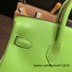 Hermes Birkin 25cm Epsom 6R/ Kiwi Silver Hardware Full Handmade 068 Hermes Birkin 25cm Epsom 6R/ Kiwi Silver Hardware Full Handmade 068