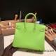 Hermes Birkin 25cm Epsom 6R/ Kiwi Gold Hardware Full Handmade 069 Hermes Birkin 25cm Epsom 6R/ Kiwi Gold Hardware Full Handmade 069