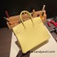 Hermes Birkin 25cm swift 1Z/Jaune Poussin Gold Hardware Full Handmade 070 Hermes Birkin 25cm swift 1Z/Jaune Poussin Gold Hardware Full Handmade 070