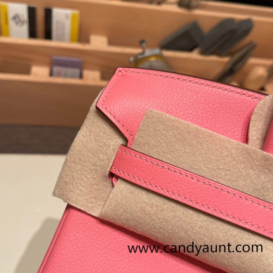 Hermes Birkin 25cm swift K4 /Rose d’ete Gold Hardware Full Handmade 071 Hermes Birkin 25cm swift K4 /Rose d’ete Gold Hardware Full Handmade 071