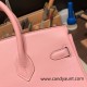 Hermes Birkin 25cm swift 3Q/Rose Sakura Silver Hardware Full Handmade 073 Hermes Birkin 25cm swift 3Q/Rose Sakura Silver Hardware Full Handmade 073