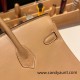 Hermes Birkin 25cm swift 0M/Chai Silver Hardware Full Handmade 074 Hermes Birkin 25cm swift 0M/Chai Silver Hardware Full Handmade 074
