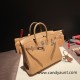 Hermes Birkin 25cm swift 0M/Chai Silver Hardware Full Handmade 074 Hermes Birkin 25cm swift 0M/Chai Silver Hardware Full Handmade 074