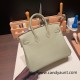 Hermes Birkin 25cm swift Q1/ Sauge Silver Hardware Full Handmade 077 Hermes Birkin 25cm swift Q1/ Sauge Silver Hardware Full Handmade 077