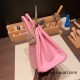 Hermes Birkin 25cm swift 5P /Pink Silver Hardware Full Handmade 082 Hermes Birkin 25cm swift 5P /Pink Silver Hardware Full Handmade 082