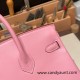 Hermes Birkin 25cm swift 5P /Pink Silver Hardware Full Handmade 082 Hermes Birkin 25cm swift 5P /Pink Silver Hardware Full Handmade 082