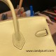 Hermes Birkin 25cm swift 1Z /Jaune Poussin Silver Hardware Full Handmade 083 Hermes Birkin 25cm swift 1Z /Jaune Poussin Silver Hardware Full Handmade 083