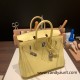 Hermes Birkin 25cm swift 1Z /Jaune Poussin Silver Hardware Full Handmade 083 Hermes Birkin 25cm swift 1Z /Jaune Poussin Silver Hardware Full Handmade 083