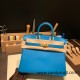 Hermes Birkin 25cm swift 0F /Blue Frida Gold Hardware Full Handmade 084 Hermes Birkin 25cm swift 0F /Blue Frida Gold Hardware Full Handmade 084